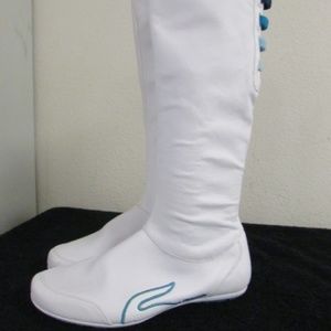 boots lacoste blanc